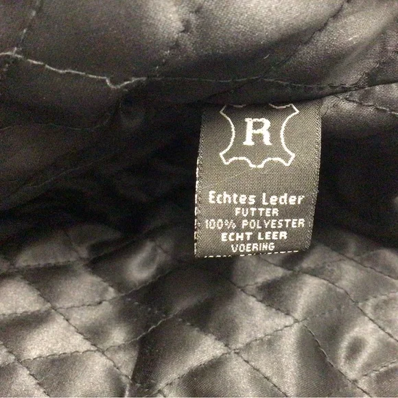 Classic Black Leather Biker Jacket - Picture 2 of 15